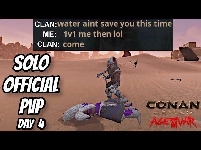 Solo Official PvP but I Only Have 2 Hours to Play - Conan Exiles