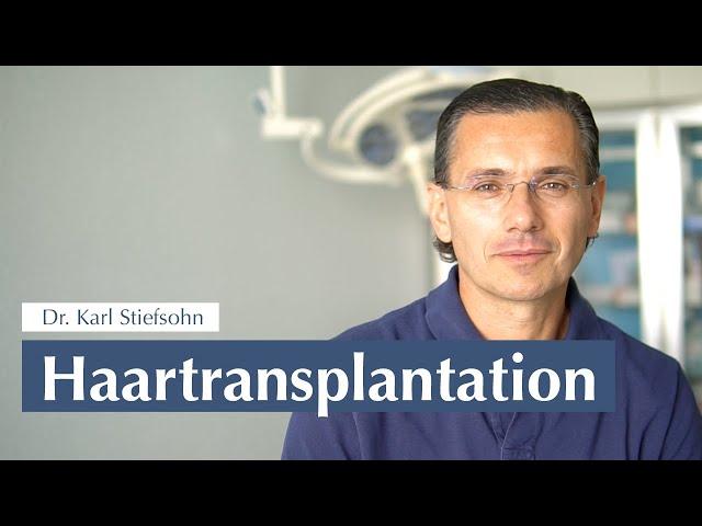 Haartransplantation - Dr. Karl Stiefsohn