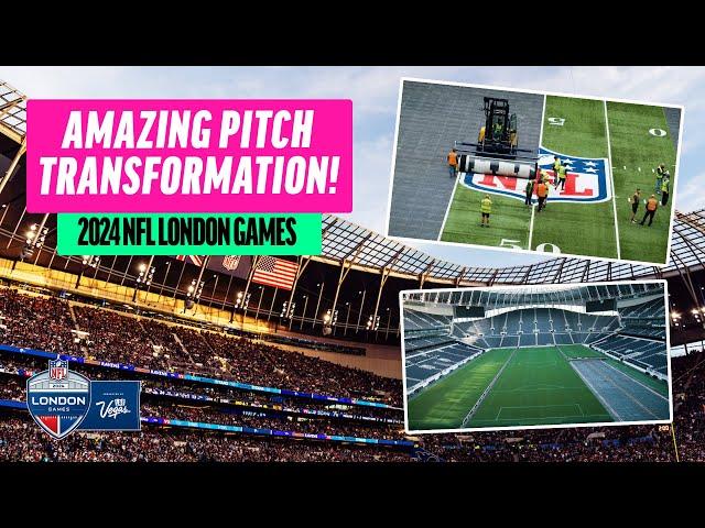 Amazing pitch transformation! | ️    | NFL UK & Ireland