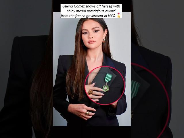 Congratulations! To Selena Gomez for her prestigious award️#selenagomez #shorts #emiliaperez #fyp