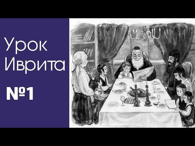 УРОК ИВРИТА№1 для общины Хафец Хаим