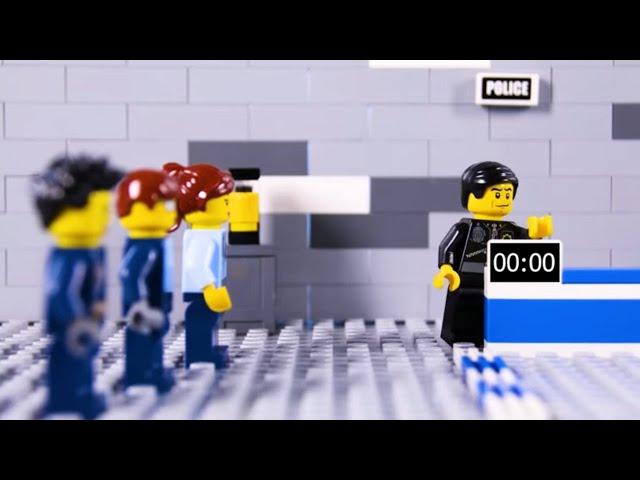 LEGO City Police Training STOP MOTION | LEGO Police: Gym, Vehicle, Range | Billy Bricks Compilations