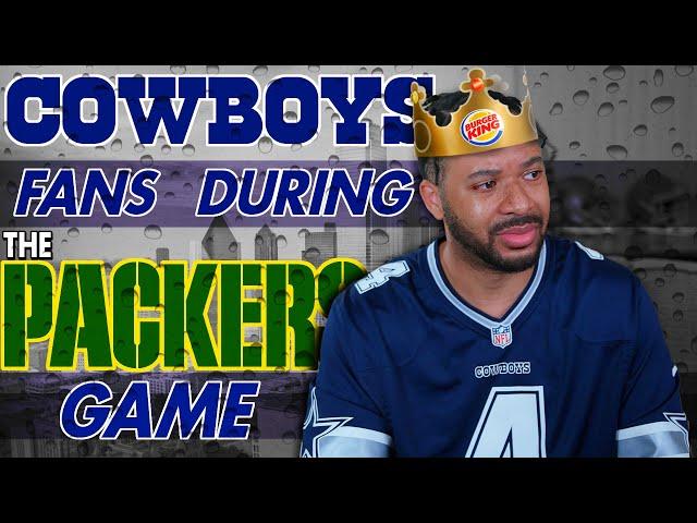 Cowboys Fans During the Packers Game