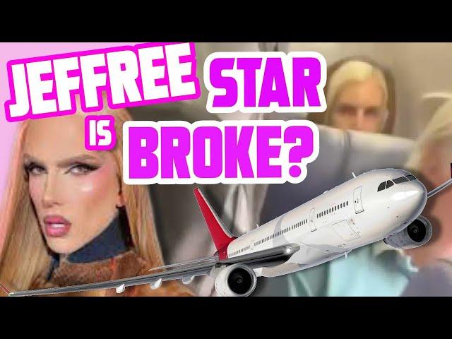 JEFFREE STAR IS BROKE? CAUGHT FLYING ECONOMY FLIGHT!