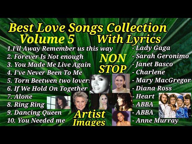 BEST LOVE SONGS COLLECTION (WITH LYRICS) VOLUME 5.