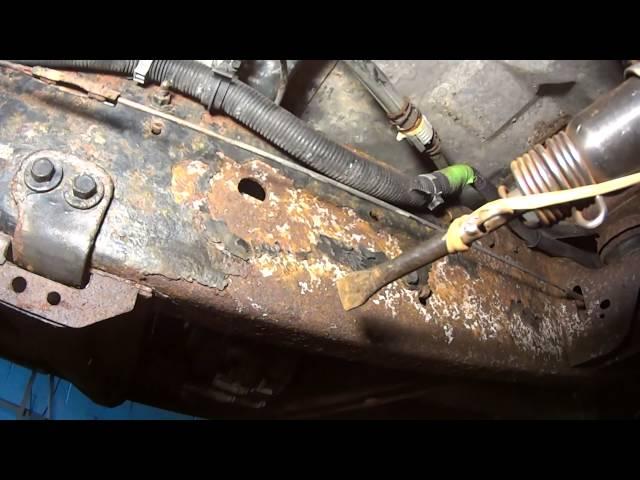 Most satisfying video. Silverado Frame rust removal, RUST PROOF STUDY