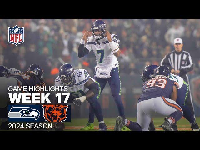 Seattle Seahawks vs. Chicago Bears Game Highlights | NFL 2024 Season Week 17