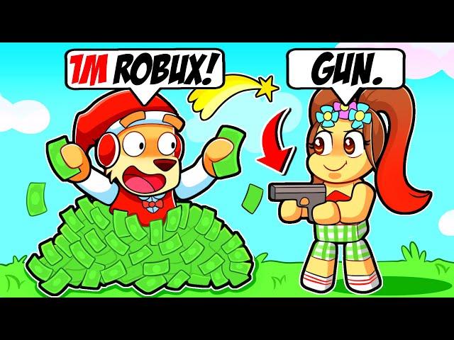 Booshot & Bella play MAKE A WISH in Roblox!