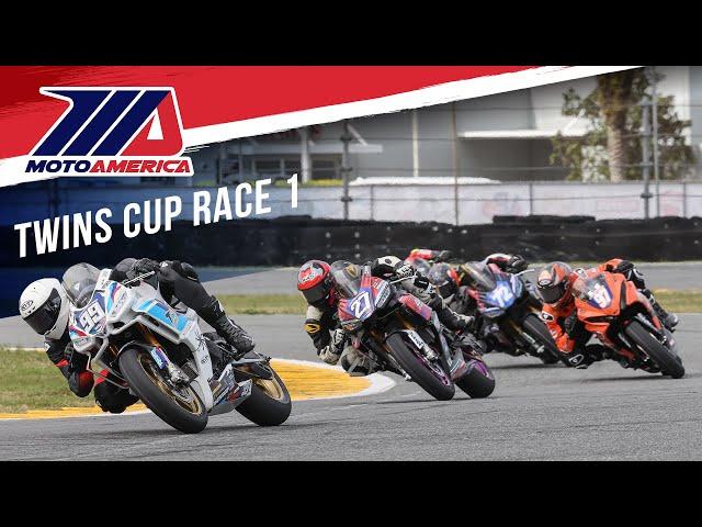 BellissiMoto Twins Cup Race 1 at Daytona 2024 - FULL RACE | MotoAmerica