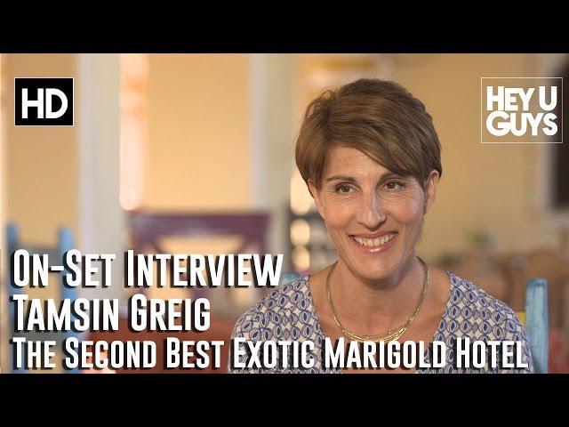 Tamsin Greig On Set Interview - The Second Best Exotic Marigold Hotel