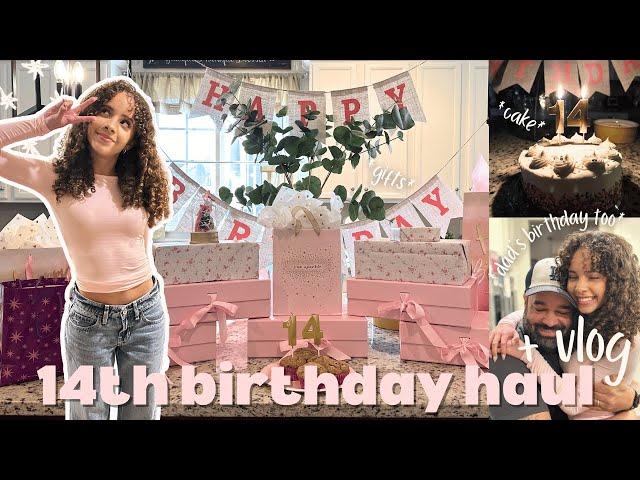 14th birthday gift haul + vlog  | *weekend in my life* *birthday haul* *family time* *grateful*