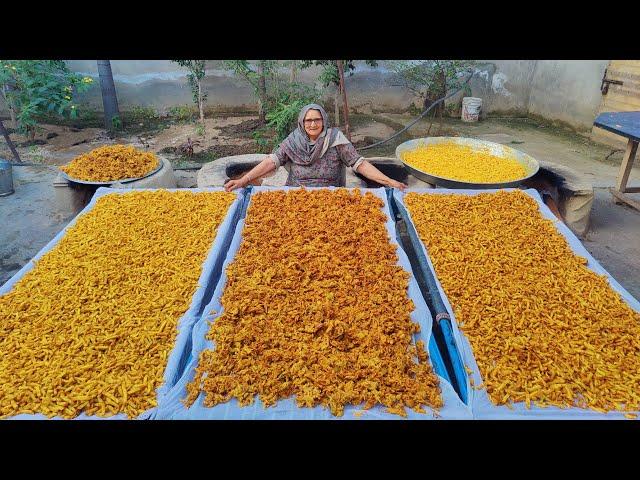 INDIAN FRENCH FRIES & Crispy Onion Recipe | Aloo Fingers | Street Food | Village Cooking