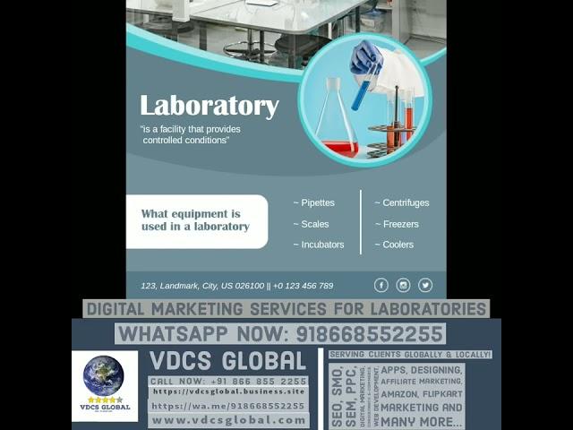 Best Digital Marketing Agency In Pune, India for Laboratories | WAB: 91-866-855-2255