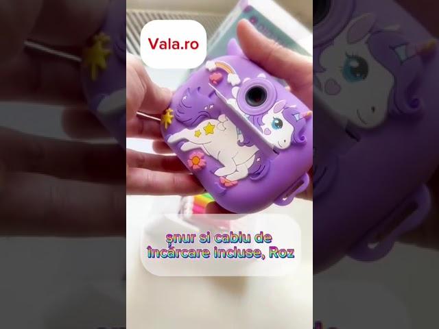 Aparat foto cu printare instant, Vala 4k Unicorn