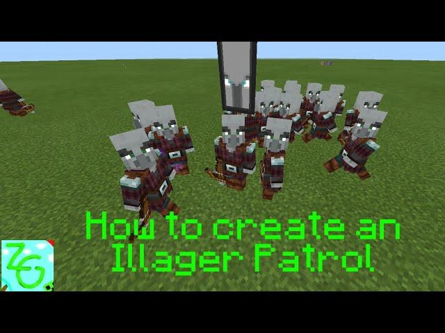 MCPE: How to make an Illager Patrol