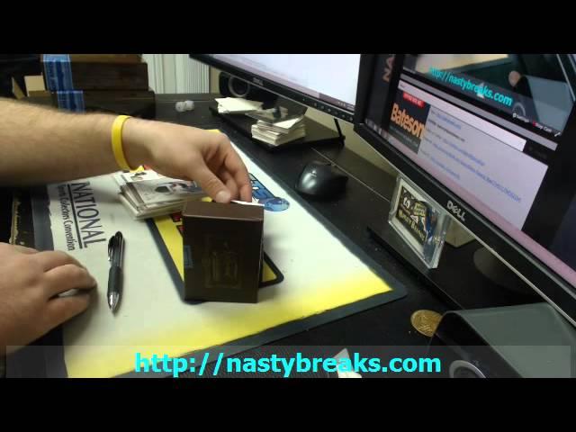 BATESON   NASTYBREAKS COM   2014 NATIONAL TREASURES BASEBALL HALF CASE TEAMS #198 NO SOUND