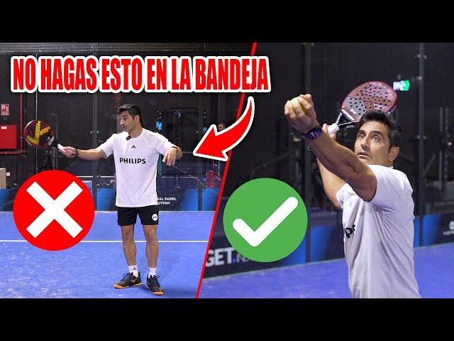 Los 3 ERRORES que debes EVITAR en tu BANDEJA y cómo CORREGIRLOS | Mejora tu padel