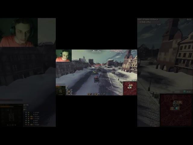 Потный топ 1 в Стальном Охотнике за 1 минуту - (Мир Танков World of Tanks wot гайд смотрит нарезка)
