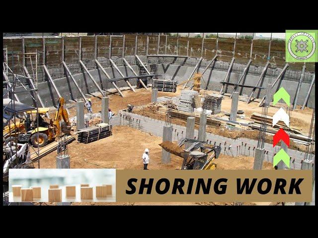 How to Make Shoring in Construction | Excavation Shoring Project Complete | What is construction