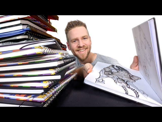 My Ultimate Sketchbook Tour!!