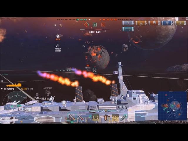 World of Space Warships the Destroyer Flyfire