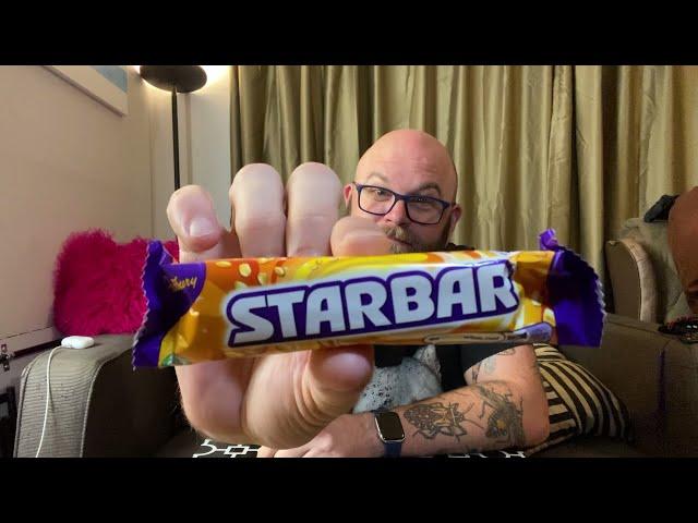 boinger eats a Cadbury Starbar (from the UK)