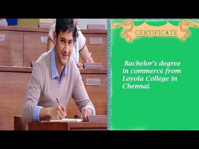 Tollywood Heros Educational Qualification