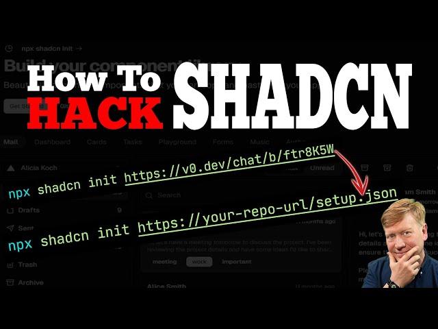 I HACKED ShadCN to Create Insane React Templates and Installers