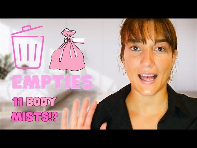 SUMMER EMPTIES | 11 BODY MISTS!?