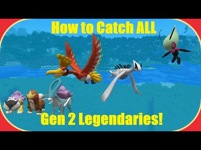 How to Catch Every Gen 2 Legendary in Pixelmon!  (ALL Forms)