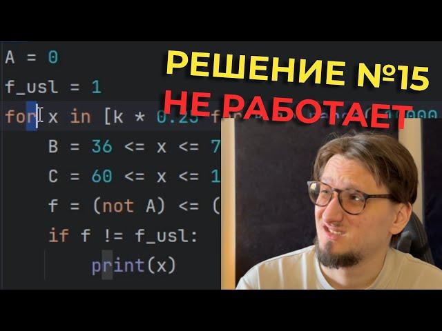 ТЫ НЕ УМЕЕШЬ РЕШАТЬ №15, НА ЕГКР ДАЛИ ПОДСТАВУ! №15 на ОТРЕЗКИ // КЕГЭ по Информатике 2025