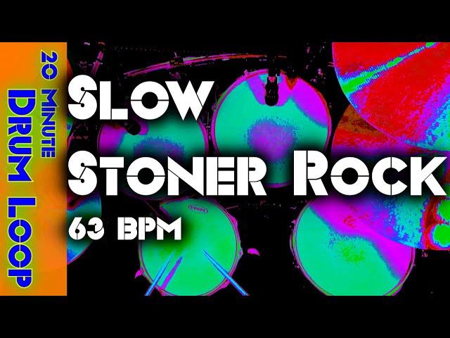 20 Minute beat - Slow Stoner Rock 63 BPM