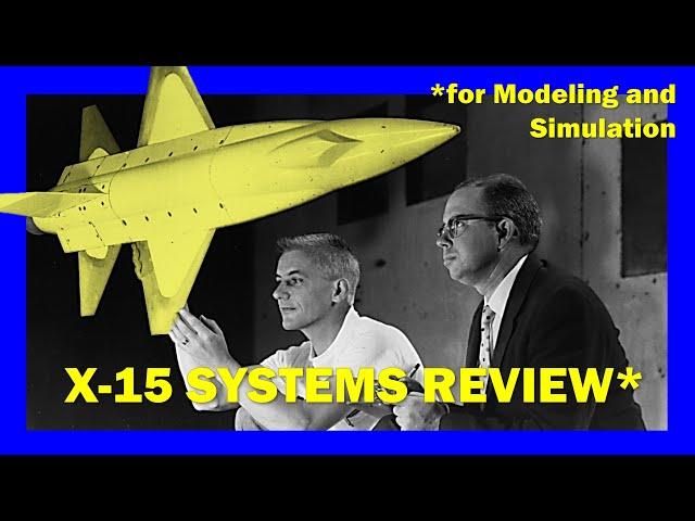 X-15 Space Plane - A Review for 6DOF Model Development | Flight Simulation Tutorial - Section 2.1