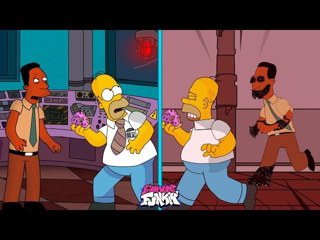 FNF: Vs Pibby Simpsons // Homer Vs Carl // Anarchy at Springfield █ Friday Night Funkin' █