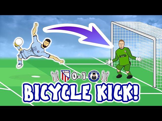 Olivier Giroud Bicycle Kick! Atletico Madrid vs Chelsea 0-1 Goals Highlights Champions League 2021