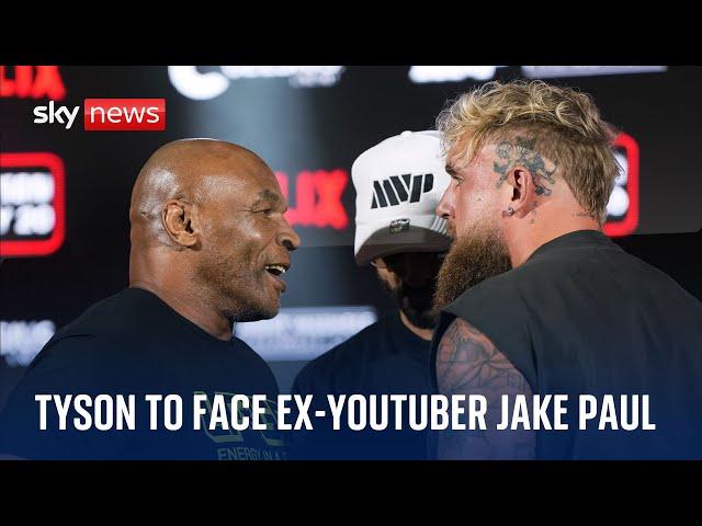 Mike Tyson to fight YouTuber-turned-boxer Jake Paul