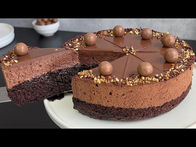 The Most Wonderful Easy Dessert to Make! No Gelatin and No Butter! Chocolate Cloud!