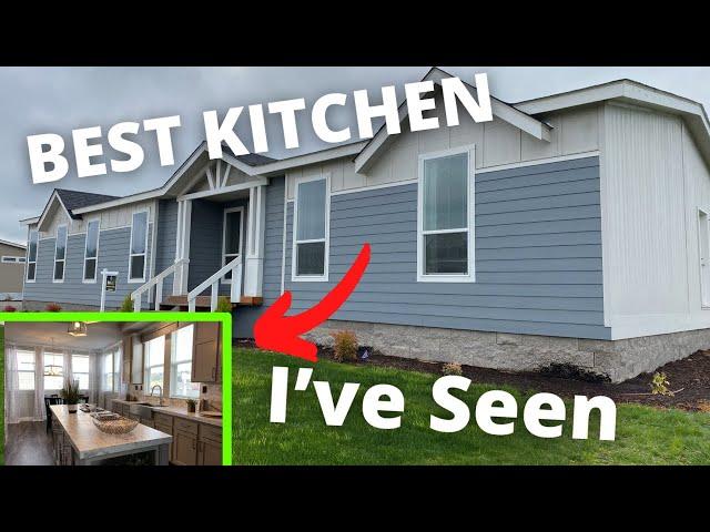 ALL-TIME BEST Manufactured Home Kitchen? | Palm Harbor Mobile Home Tour