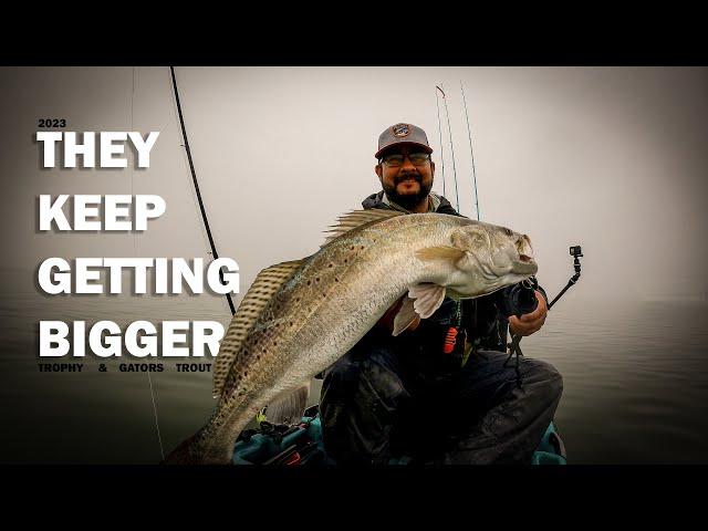 2023 Trophy & Gator Speckled Trout Kayak Fishing