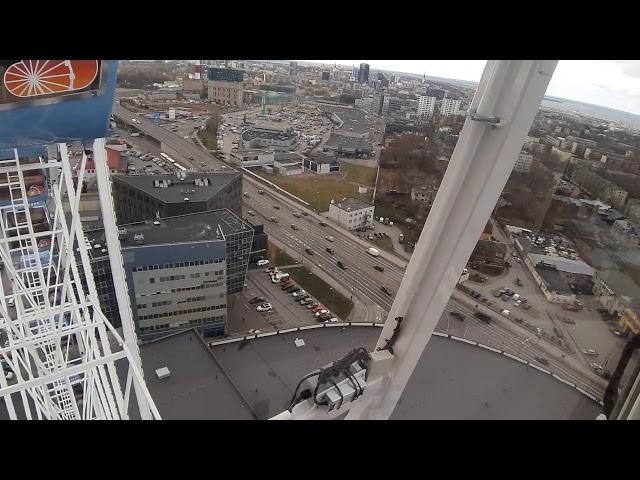 Ferris wheel (SkyWheel) in Tallinn, Estonia - 13.03.2020