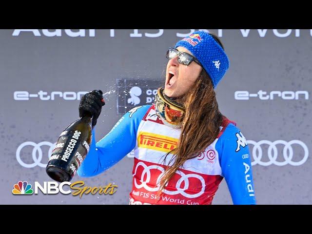 Goggia rebounds from crash to take downhill title on home snow | NBC Sports