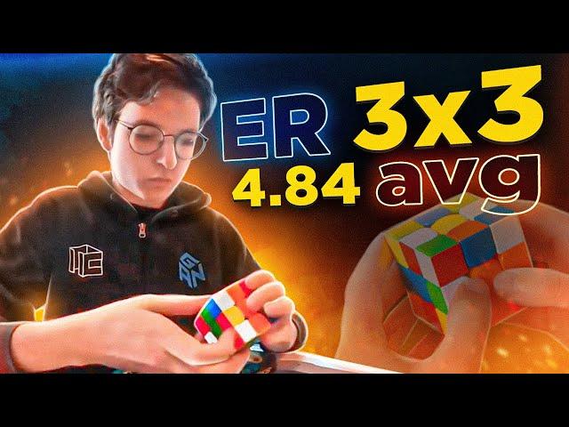 ER 4.84 avg 3x3 Tymon Kolasiński Розбір РЕКОРДУ ЄВРОПИ  Reconstruction ER 3x3 AVG 4.84