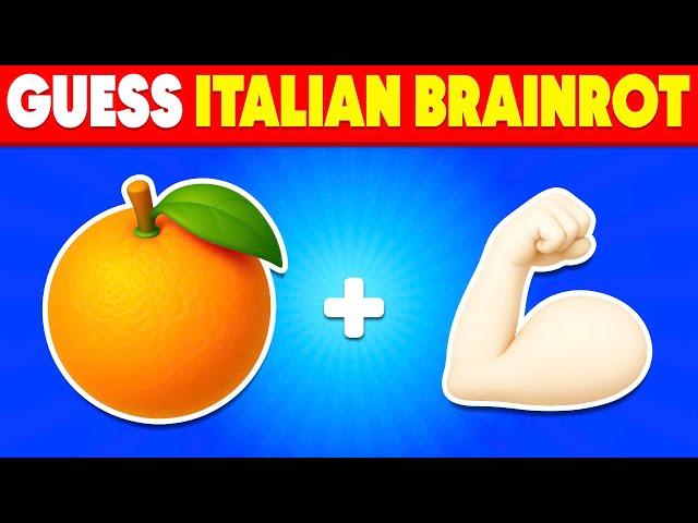 Guess Italian and Indonesian Brainrot by Emojis and Scenes | U Din Din Dun, Sigma Boy, Tung Sahur...