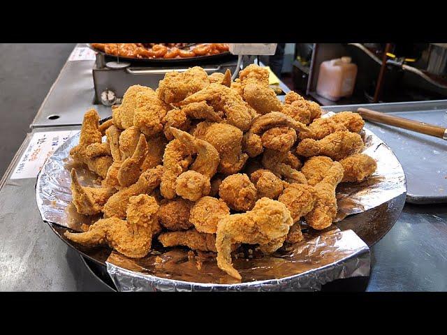 역대급 바삭바삭함! 양많은 시장 닭강정,새우강정 / Korean Fried Chicken, Dakgangjung  / Korean Street food