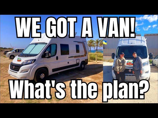 We got a van! From Benidorm to..... ? Where to next?