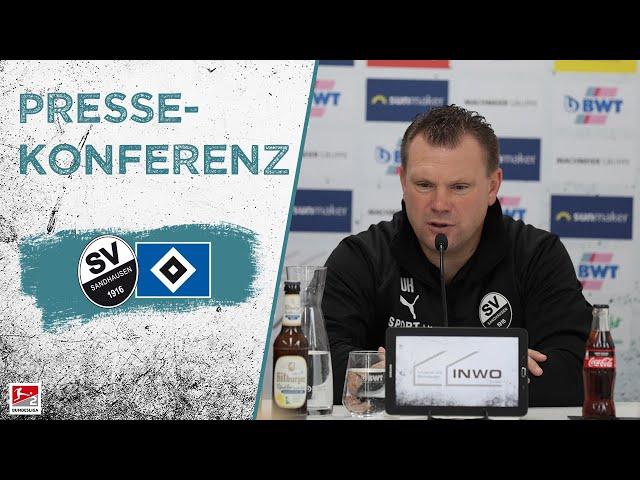 Pressekonferenz | vor dem Spiel | SV Sandhausen - Hamburger SV