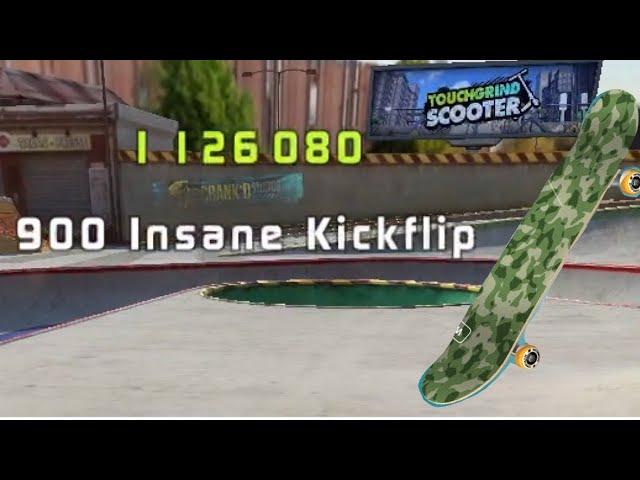 The Hardest Trick in Touchgrind Skate 2 - Over 1 million points