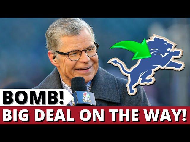 NOW! LIONS CLOSE TO LANDING HUGE DEAL WITH RISING STAR! DETROIT LIONS NEWS