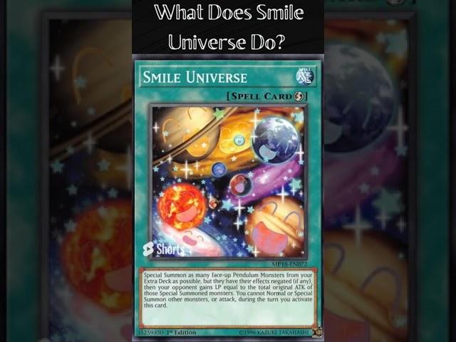 What Does Smile Universe Do?