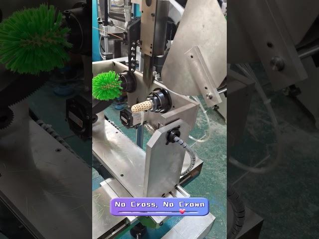 How to produce round toilet brushes? #brushmakingmachine